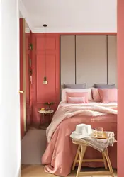 Коралловая спальня фото