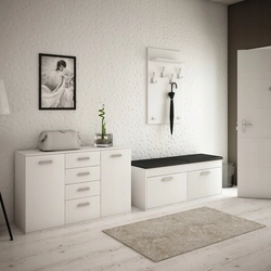 Koridordakı Kabinet Interyerdə Fotoşəkil