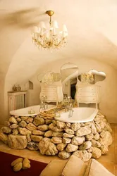 Bathroom Design With Seashells