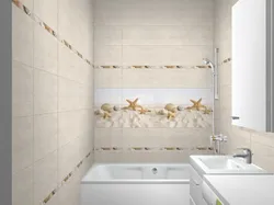 Bathroom design with seashells