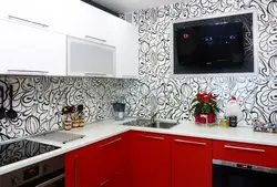 Kitchen design if the kitchen is black