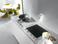 Photo of a kitchen with a 2-burner hob