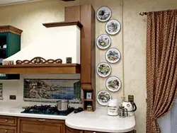 Decorative decorations in the kitchen interior