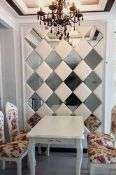 Mirror Panel In The Kitchen Photo Near The Table