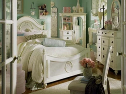 Vintage bedroom interior style