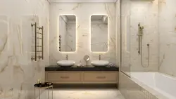 Porcelain stoneware bathroom design 120 60