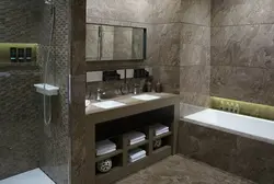 Porcelain stoneware bathroom design 120 60