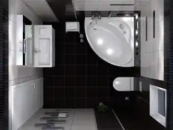 Дызайн ванны плошчай 3 м