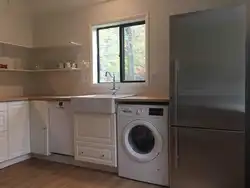 Built-in machine in the kitchen photo