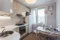 Kitchen design in panel photo