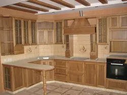 DIY wooden kitchen photo