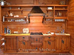 Сурати ошхонаи чӯбии DIY