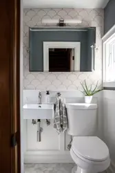 Bathroom with toilet and sink design small