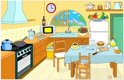 Кухня дызайн на 6 клас