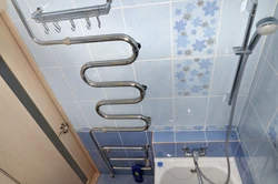 Pipes in the bathroom design photo