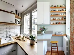 How to enlarge a small kitchen in Khrushchev photo