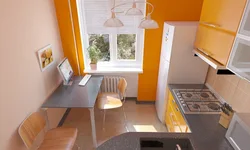 How to enlarge a small kitchen in Khrushchev photo