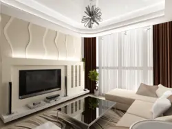 Living room 100 sq m design photo