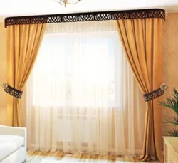 Beautiful curtains for the living room for the ceiling cornice modern photos