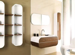 Bathroom shelf design photo