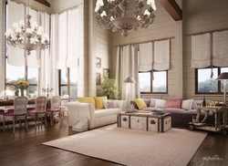 Curtains for the living room in your home photo