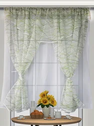 Tulle for the kitchen 2023 photos