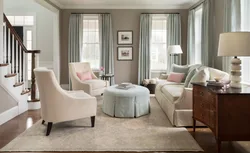 Pastel living room interior