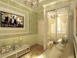 Mənzildə qonaq otaqlarının fotoşəkili