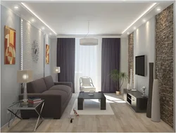Mənzildə qonaq otaqlarının fotoşəkili