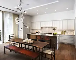 High Ceiling Kitchen Interior