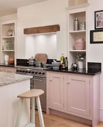 Kitchen design dusty rose