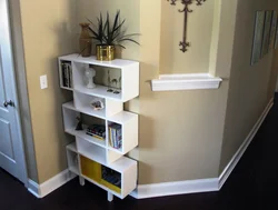 Shelving In The Hallway Interior Photo