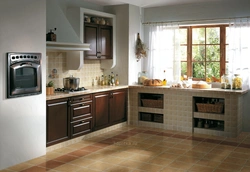 Photos of tiled kitchens