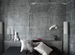 Mənzil dizaynı beton divarlar