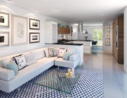 Kitchen living room interior letter g