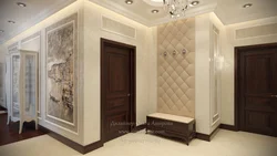Hallway design with moldings