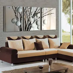 Modular paintings for the living room modern photos