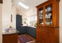Kitchen design with old furniture