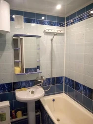 Bathroom design with Khrushchev panels