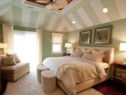 Ceiling in bedroom house photo