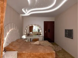 Ceiling in bedroom house photo