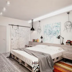 Loft style bedrooms light design