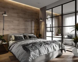Loft uslubidagi yotoq xonalarining yorug'lik dizayni