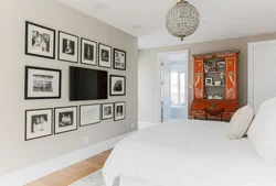 Large Photo On The Wall In The Bedroom