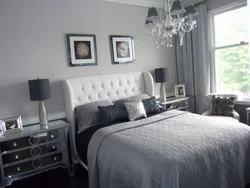 Small bedroom in gray design