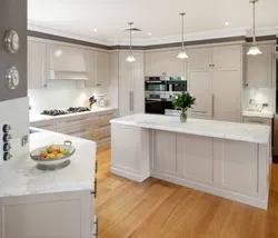 Interiors kitchen white facades