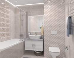 Baccarat cerama marazzi in the bathroom interior