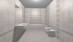 Baccarat cerama marazzi in the bathroom interior