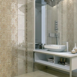 Baccarat cerama marazzi in the bathroom interior