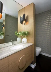Bath partition from toilet photo